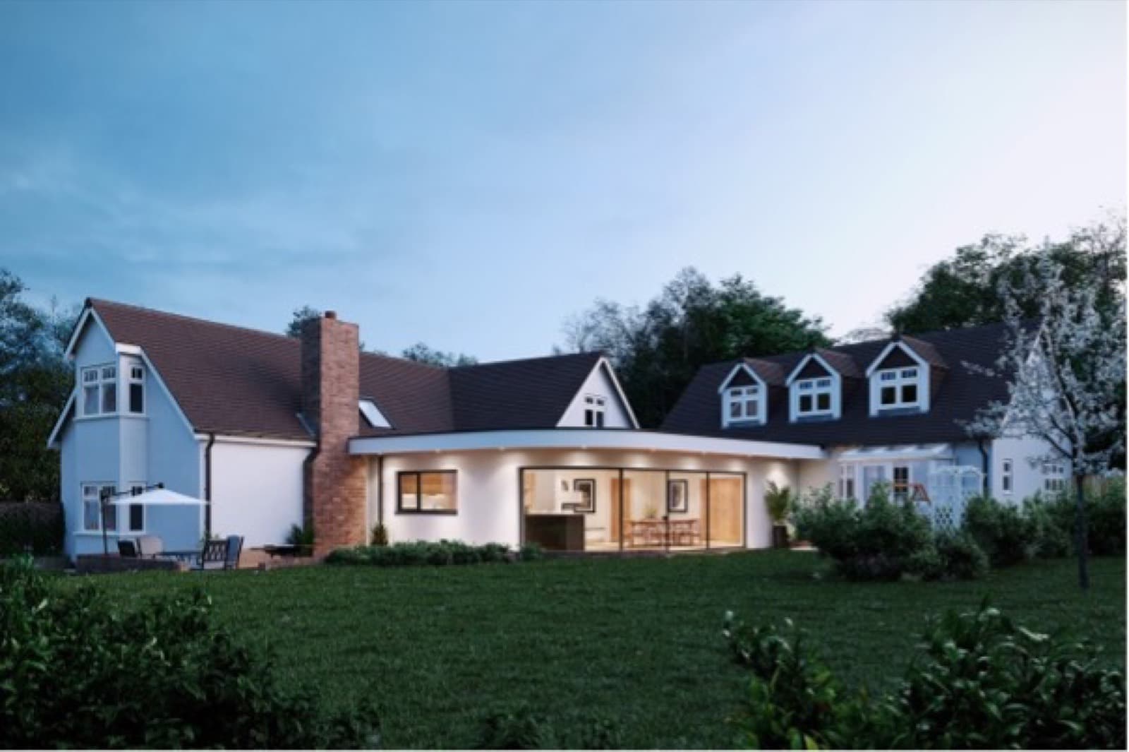 Private residential redevelopment in the New Forest, Hampshire